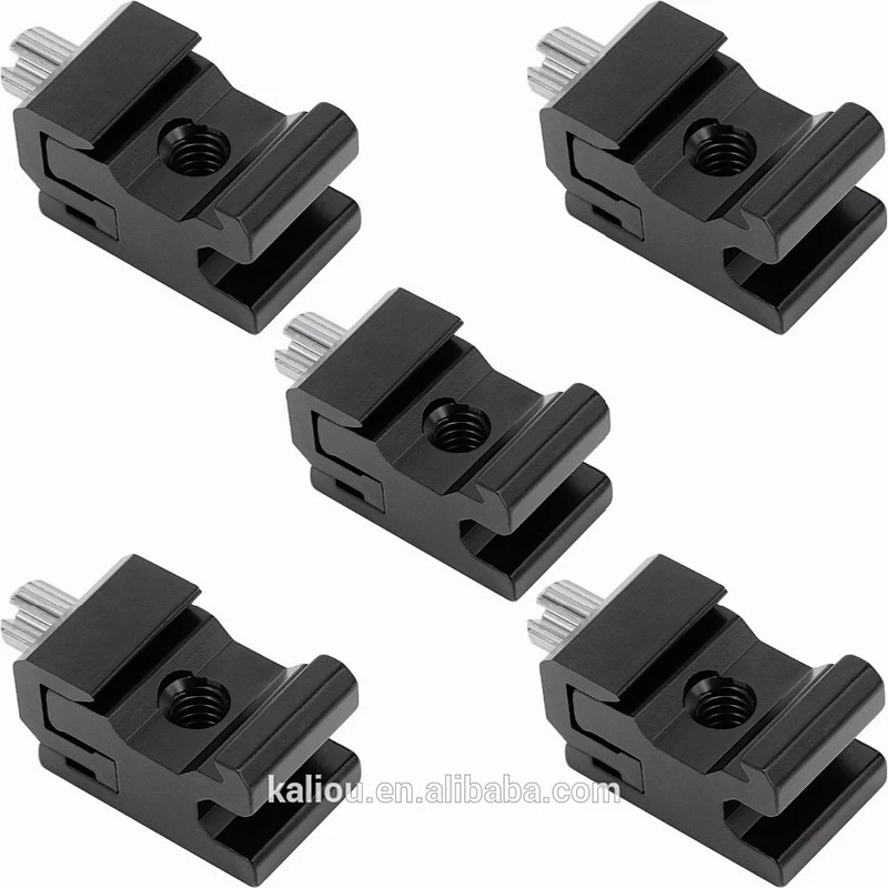 Hot sale Camera Aluminum Alloy Cold Hot Shoe Mount Adapter to Bracket Stand with 1/4