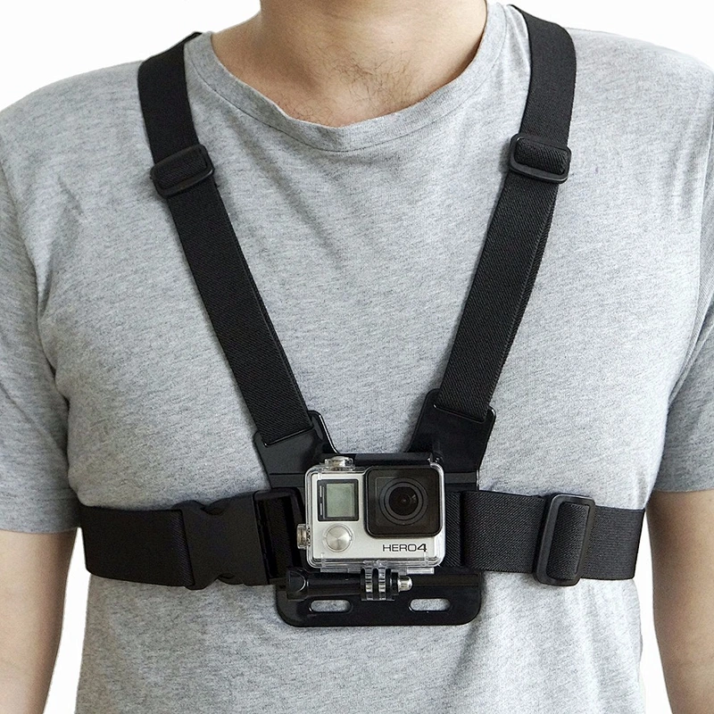Kaliou Chest Strap mount belt for Goprohero 5 4 Action camera Chest Mount Harness for Go Pro SJCAMs SJ4000 sport cam fix