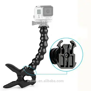 Wholesale Camera Flexible Gooseneck Jaws Flex Clamp Clip Mount for Go pro