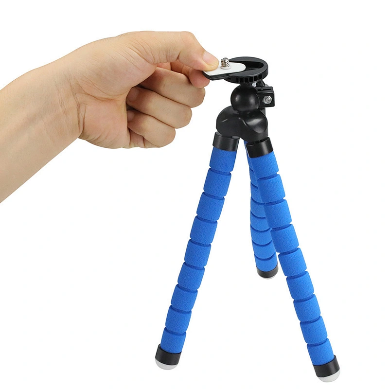 Factory Direct Sale Medium Size Sponge Octopus Tripod for Go Pro hero5/3+/4