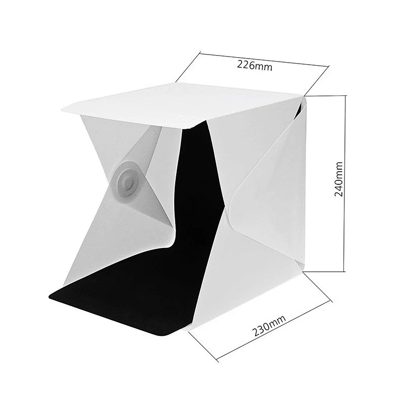 Kaliou Factory Price Portable Folding Photography Studio Photo Box Photo Studio Accessories with Black White Background Tent