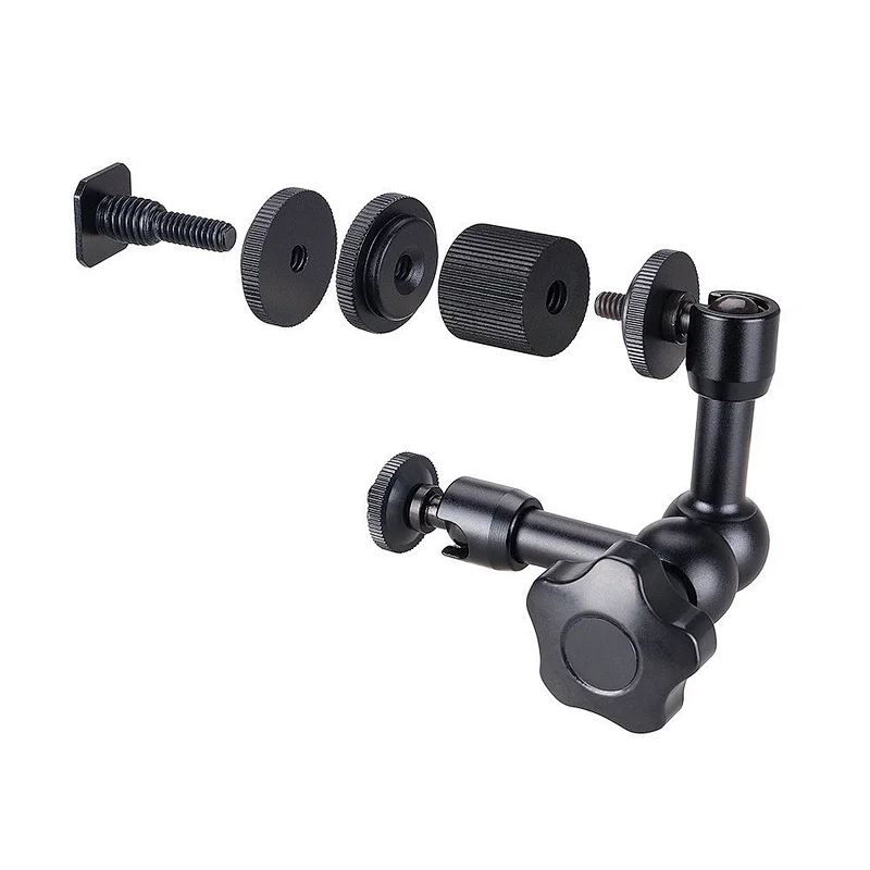 Kaliou Flexible Adjustable Camera Bracket 7 Inch 11 inch Friction Articulating Magic Arm for Camera LCD Monitor LED Light