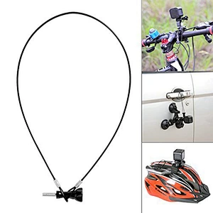 Kaliou Newly Stainless Steel Camera Tether Lanyard Wire Safety Rope for Gopros 7 6 5 4 3 SJ4000 SJ5000 SJ6000 Action Camera