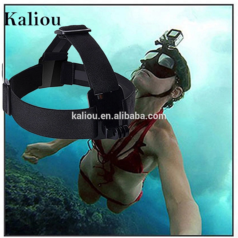 Kaliou Anti-skid Elastic Adjustable Head Strap Mount Belt for GoPros HD Hero1 2 3 Sport Camera