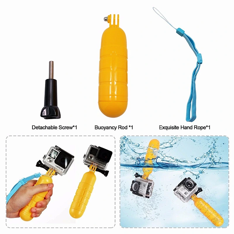 Kaliou Gopros Bobber Float Handheld Monopod Hand Grip GoproAccessories For Heros 4 3+ 2 1 SJCAMs SJ4000 SJ5000 Yi Action Camera