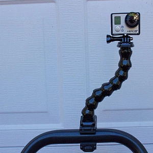 Kaliou批发相机柔性鹅颈Go pro颚夹Flex夹具固定座，用于Go pro 7 6 5 4 3 2 1