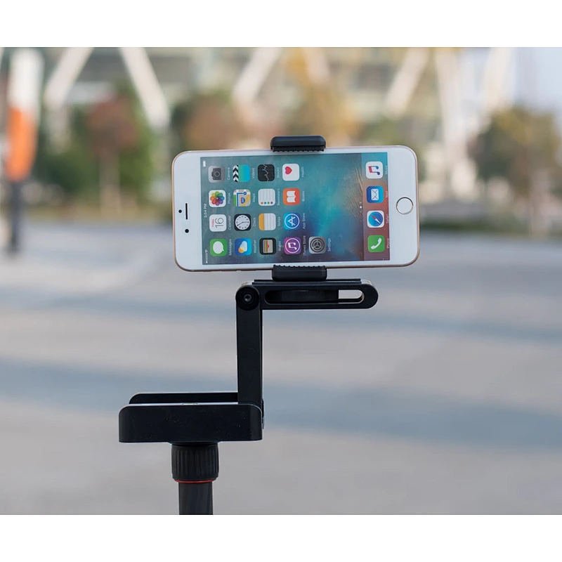 Kaliou CNC Machined Aluminum Pan Tripod Head Folding Z Type Tripod Head Tilt Head for Camera DSLR Canon/Nikon/Sonys