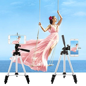 Professional Foldable Camera Tripod Holder Stand 1/4