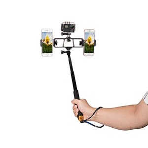 Kaliou Multi-stand Three Stands Universal 360 Degree Rotating Video Live Broadcasting Live Show Mobile Phone Bracket Phone Clip