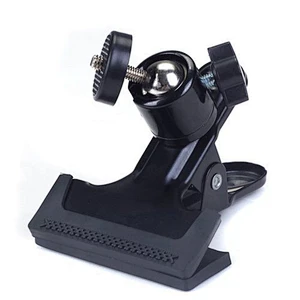 Kaliou Tripod Head Multi-function Clip Clamp Holder Mount with Standard Ball Head 1/4 Screw photography accessories for Camera