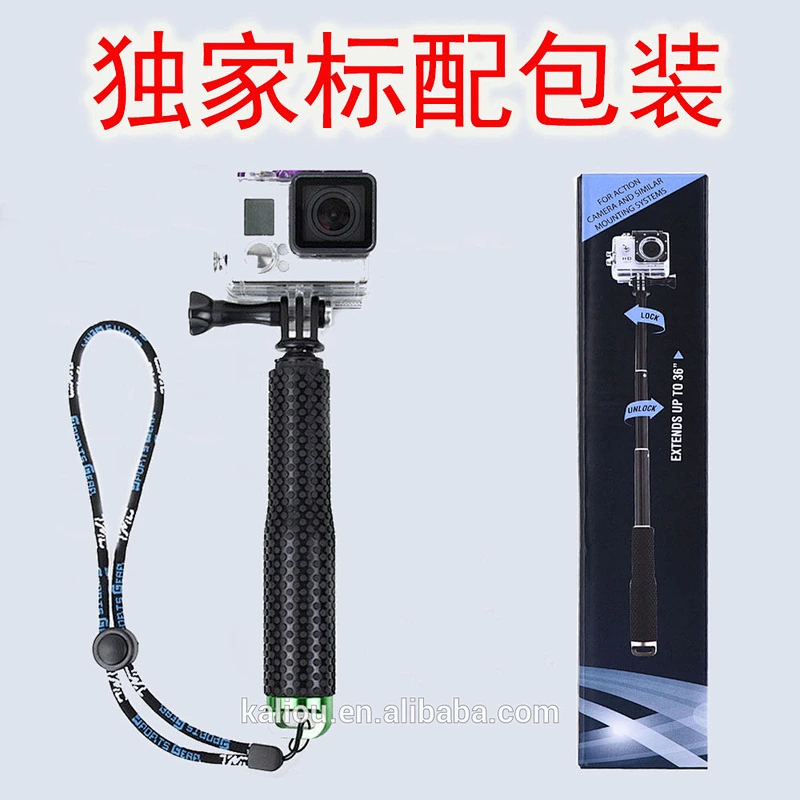 Factory sale Waterproof Handheld SP 19 inch Extendable Selfie Stick Monopod for Go pro Cameras