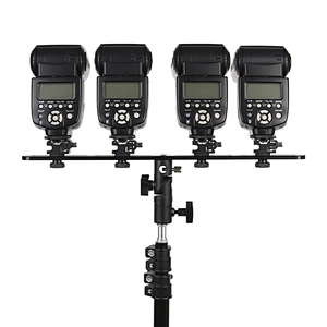 Kaliou new arriving 4 Hot Cold Shoe Mount Flash Bracket Umbrella Holder to Light Stand Tripod for dslr camera flash