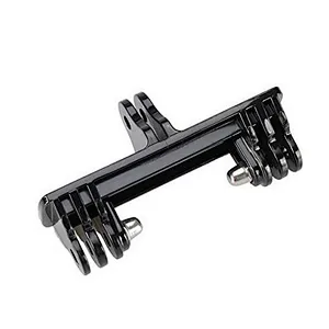 Kaliou Double Bracket Bridge Connector Adapter Tripod LED Light for Go Pro Sports Camera Accessories