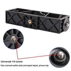 Kaliou Multi-stand Three Stands Universal 360 Degree Rotating Video Live Broadcasting Live Show Mobile Phone Bracket Phone Clip
