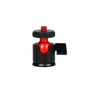 New Arrival High quality Universal Red 360 Swivel Ball Head 1/4