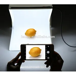 Kaliou Folding Foldable Light Room Photography Box Led 40cm Photo Box with Led Light Strap Photo Studio Accessories