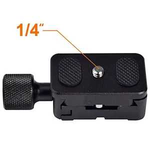 Kaliou Universal 1/4 Screw Mount K30 Quick Release Plate Clamp Adapter Aluminum for Ball Head Monopod Tripod