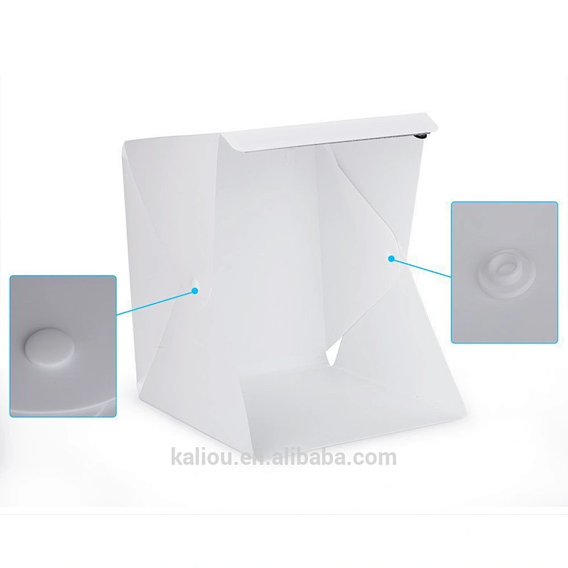 Photography Foldable Mini 20cm Button Type Photo Light Studio Box with 4 Colors Background Tent