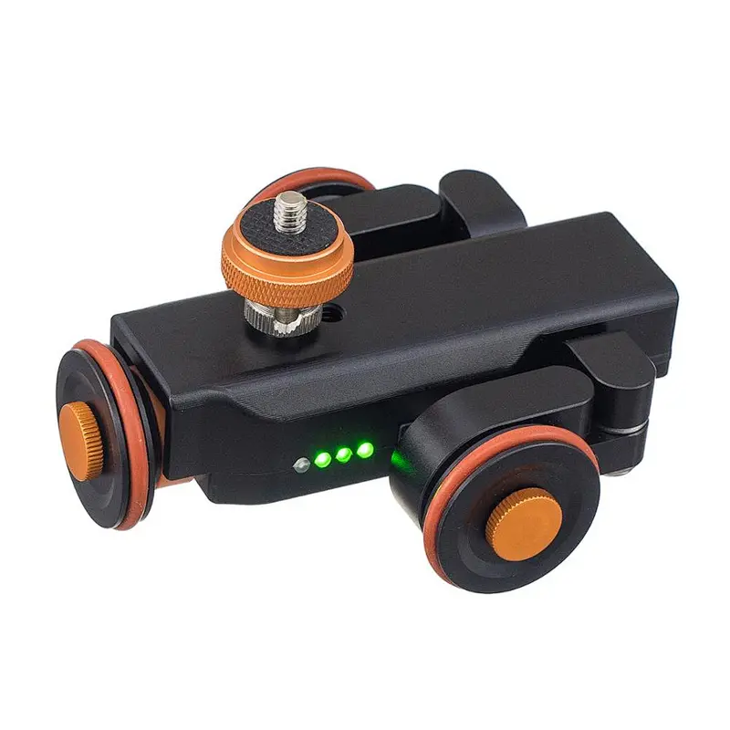 Kaliou DSLR Camera Video Mini Flexible Motorized Electric Rail Rolling Track Slider Dolly Car For Speedlite DSLR Camera