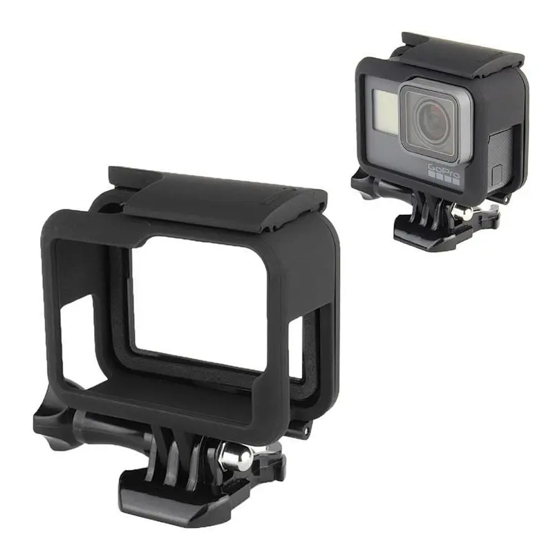 Kaliou Plastic Protective Housing Case Outdoor Protection Border Frame for Gopro5 Case Action Camera Accessories Kits Set