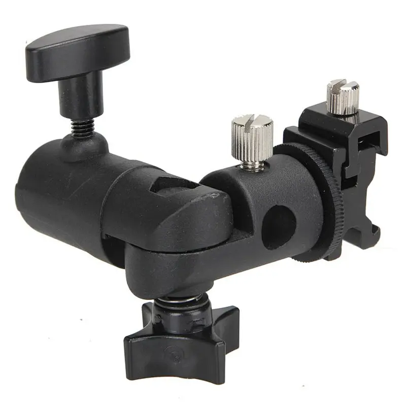 Kaliou Flash Hot Shoe Umbrella Holder Mount Adapter for Studio Light Type E Stand Bracket Photo Studio Accessories High Quality