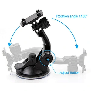 Kaliou Mini Suction Cup Car DVR Mount Holder Sucker Bracket for Car GPS Recorder DVR Camera  phone stand