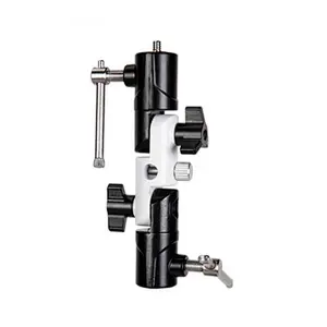 China 3 section U shape Type Swivel Flash Bracket For Umbrella Holder Light Stand Adjustable