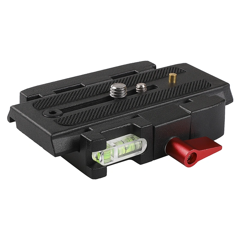 Kaliou P200 Aluminum Tripod Quick Release Plate Camera Quick Release Plate Clamping Clamp Adapter for Manfrotto 501 500AH 701HDV