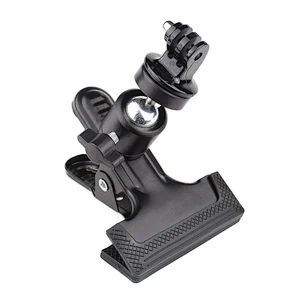 Kaliou photography Metal Clip Clamp Holder Mount with Standard Ball Head 1/4 Screw for Camera Flash Holder Bracket for GoPros