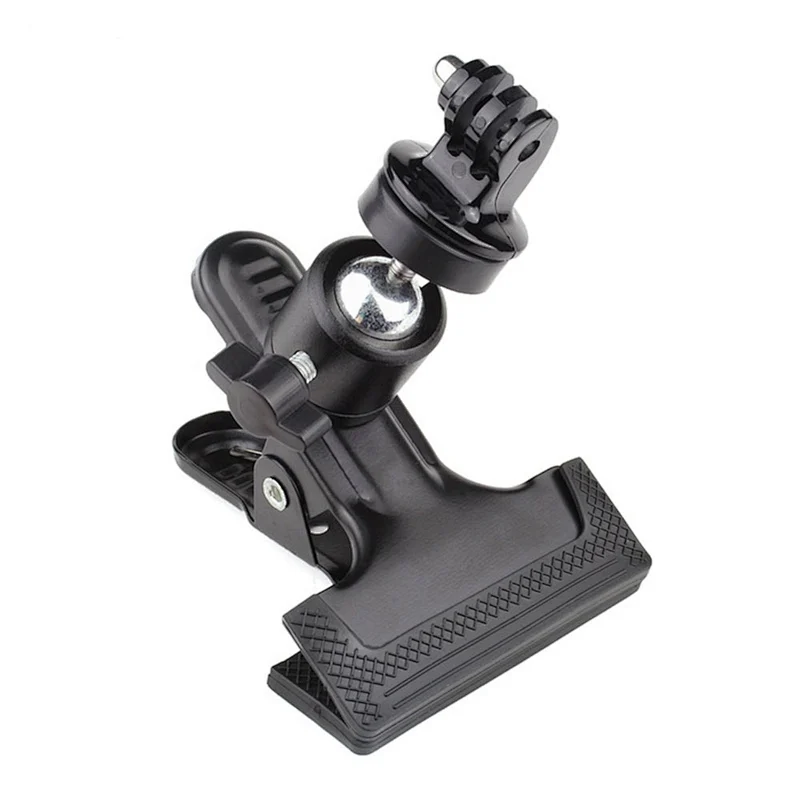 Kaliou photography Metal Clip Clamp Holder Mount with Standard Ball Head 1/4 Screw for Camera Flash Holder Bracket for GoPros