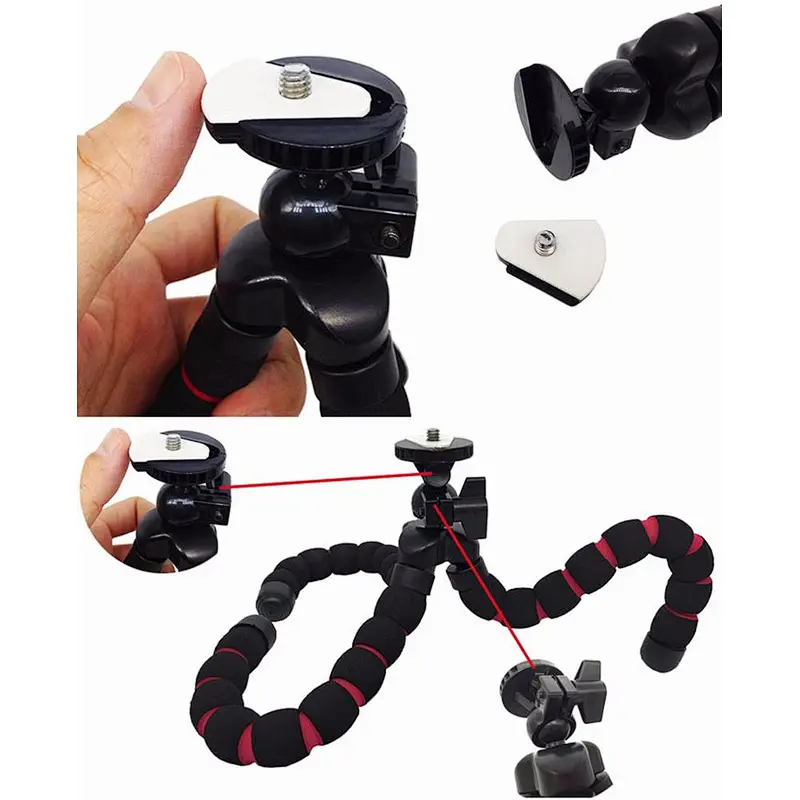 Kaliou S size mini flexible octopus tripod camera phone tripod stand holder for iphone dslr tripod selfie stick