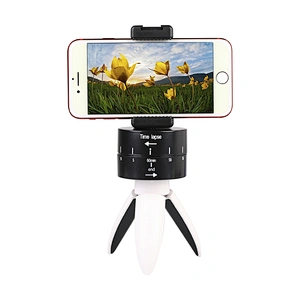 Kaliou 360 degree Rotating Automatic 60min Time Lapse Timer Tripod Head Photography Delay Tilt Head for GoPros 7 6 5 4 3 2 1