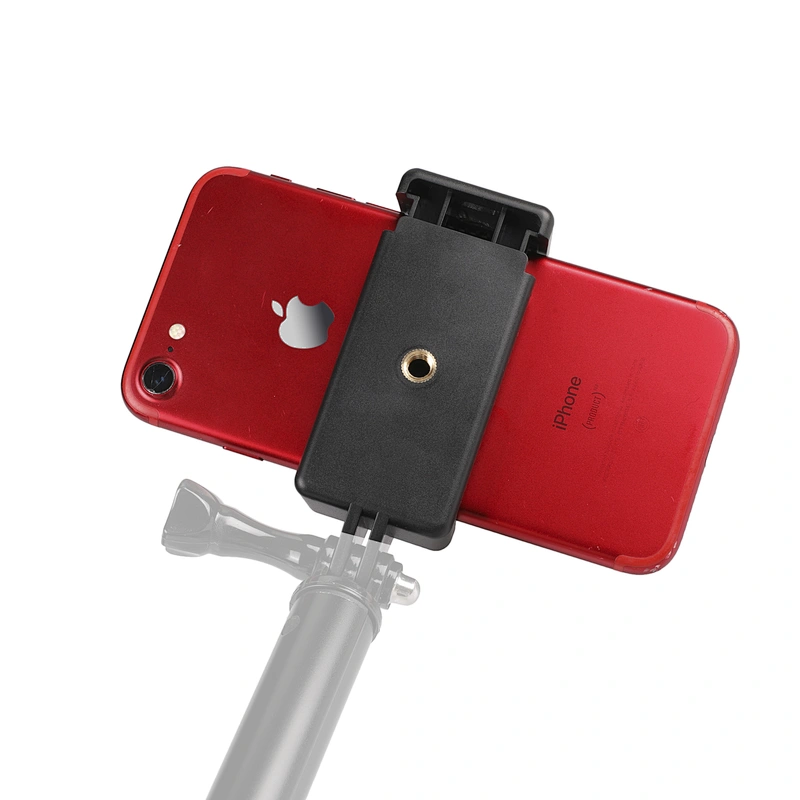 Kaliou GP Phone Clip Holder with 1/4'' Screw Hole for GoPros 7 6 5 4 3 2 1 Action Camera Accessories