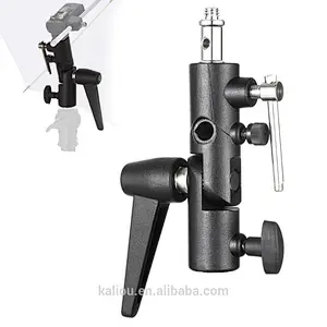 Hot Sale Whole Metal H Type Flash Bracket Stand for Mount Umbrella Holder/Ball head/Trigger/Light Adapter