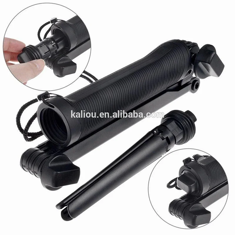 Kaliou Hot Sale Gopros Accessories 3-way Mount Selfie Monopod Stick for Gopros Heros Action Sports Cameras