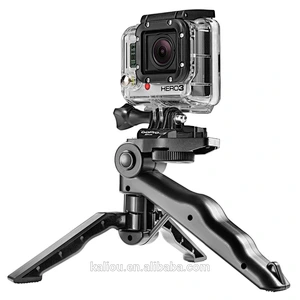 Hot selling mini Desk Flexible Camera Tripod Monopod/holder bracket mount for Go Pro Heros 3+ 3 2 1