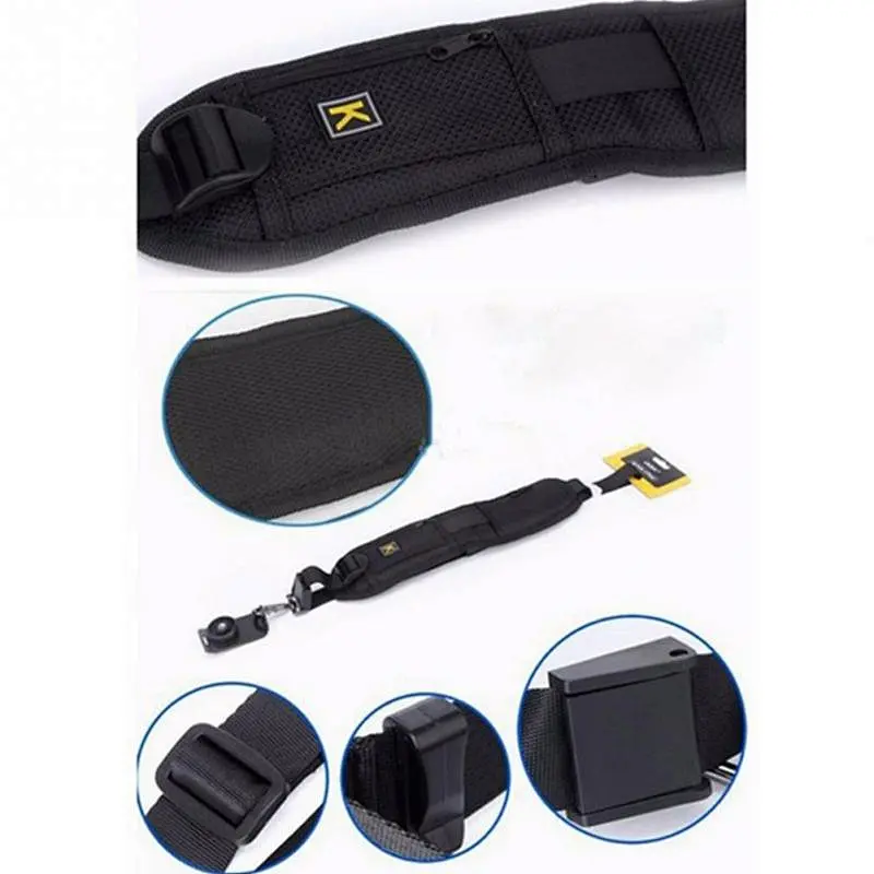 Kaliou Digital SLR DSLR Camera Belt Strap Quick Rapid Single Shoulder Sling Belt Neck Strap for CanonNikonSonyPentax