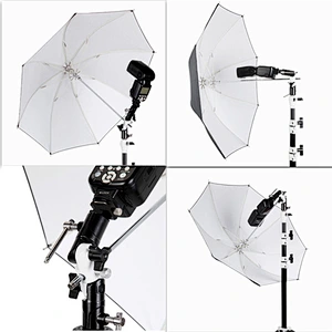 China 3 section U shape Type Swivel Flash Bracket For Umbrella Holder Light Stand Adjustable