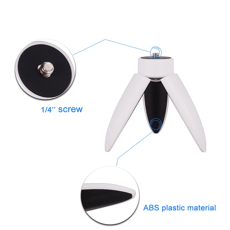 Kaliou 2019 Hot Selling White Color Flexible Mini Tripod For Smartphone iphones Huaweixiaomi Monopod for Gopros 7 6 5 4 3 2 1