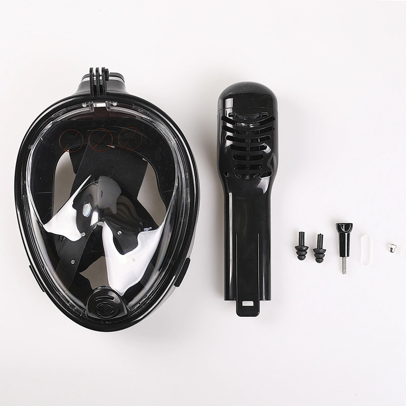 Black Full Face Dive Mask Anti-fog Snorkeling Mask Underwater Spearfishing Mask Children/Adult Glasses Training Dive Equipment