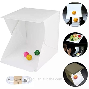 Folding Mini Photograph USB LED Light Soft Box Photo Studio 30cm
