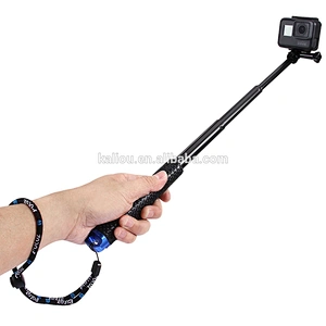 Wholesale Adjustable Telescoping Monopod Handheld Extension Selfie Stick for Action Cameras