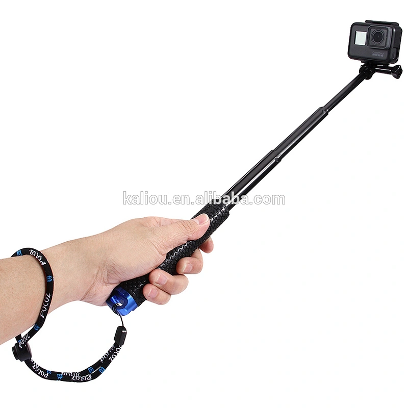 Wholesale Adjustable Telescoping Monopod Handheld Extension Selfie Stick for Action Cameras