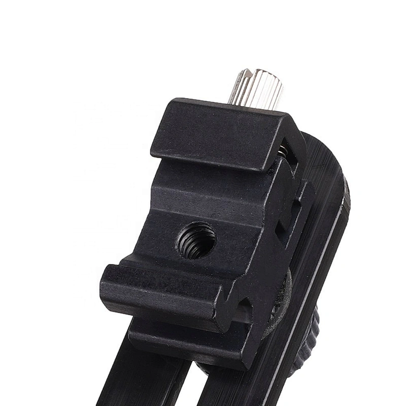 Universal Camera Flash Bracket 2 Hot shoes Umbrella Holder Swivel Light Stand Bracket for Speed light Photo Studio Accessories