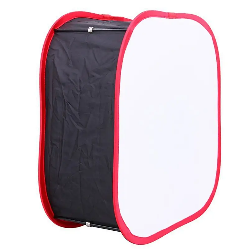 Kaliou Black Red Frame Foldable Flash Diffuser Softbox Soft Box For Canon EOS Nikon Speed Light Photo Studio