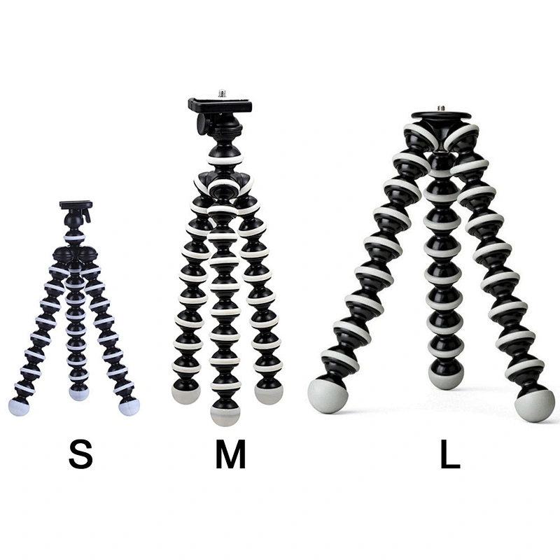 KALIOU Mini Octopus Tripod Bracket Remote Shutter Portable Flexible For Camera Mobile Phone Tripods Foldable Desktop Stand