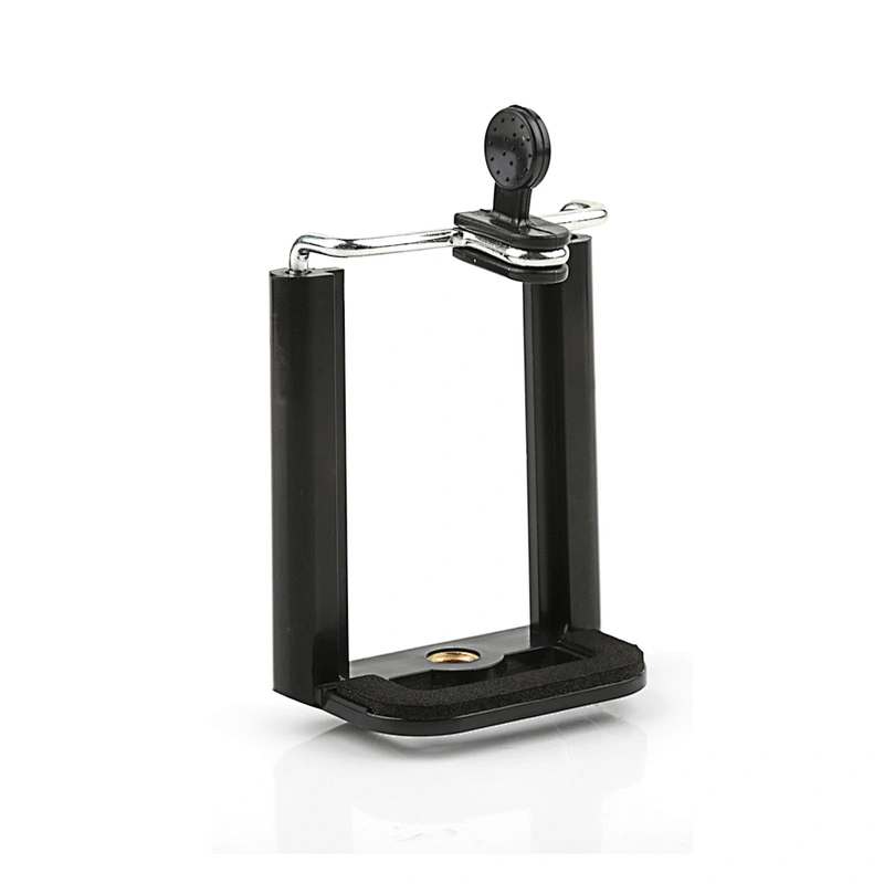 Kaliou Universal Mobile Phone Clip Holder for Monopod Selfie Stick Tripod Stand Smart Phone iphones Huaweixiaomi Cell Phone