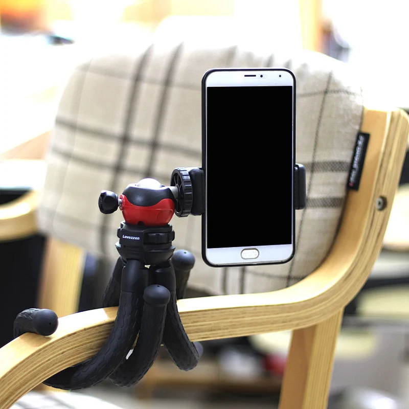 2018 NEW Arriving Mini Octopus Flexible Tripod , Sponge Mobile Phone Camera Tripod cell phone tripod mini selfie stick