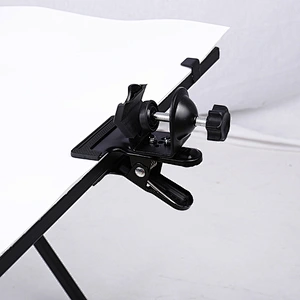 Camera screw connector Photo LED Flash light Large Clamp C type U-clip with Copper head mount