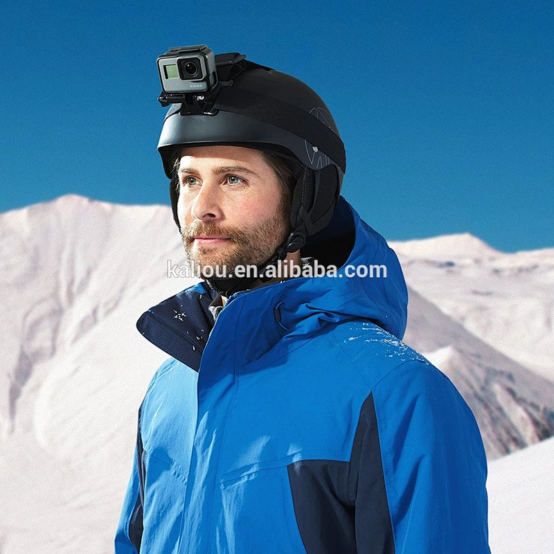Kaliou Anti-skid Elastic Adjustable Head Strap Mount Belt for GoPros HD Hero1 2 3 Sport Camera